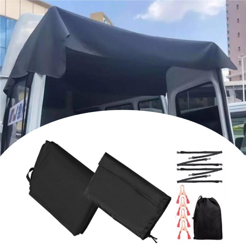 Motorhome Caravan Rear Barn Door Awning Cover Waterproof Fit For Ram Promaster Fiat Ducato Peugeot Boxer Iveco Daily VW T4 T5 T6