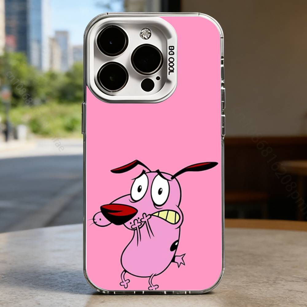 

Courage the Cowardly Dog Case for iPhone17 16 15 14 13 12 11 Pro Max Plus Air 16E X XR XS Max Hard Shockproof Bumper Cover iPhone17Promax