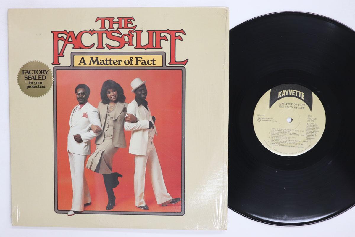 Виниловая пластинка FACTS OF LIFE A Matter Of Fact 803 Kayvette 1978 США SoulFunk Б/у