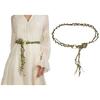 Unisex Bohemian Braided Waist Belt Stylish Nylon Body Jewelry For Beach Parties Daily Fashion Accessories
