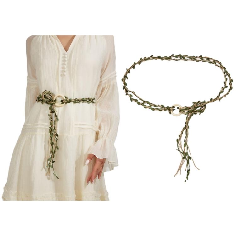 Unisex Bohemian Braided Waist Belt Stylish Nylon Body Jewelry For Beach Parties Daily Fashion Accessories