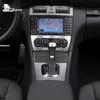 Real Soft Carbon Fiber for Mercedes Benz C Class W203 2005 2006 2007 Car Interior Center Console Panel Trim Sticker Accessories