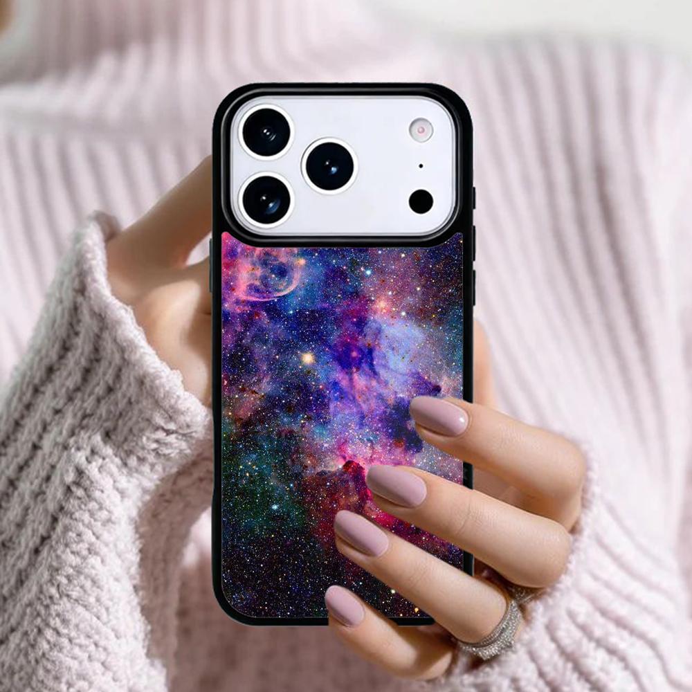 Outer Space Phone Case For Apple iPhone 17 Air 16E 15 14 Plus 13 12 11 Pro Max Mini Funda Cover