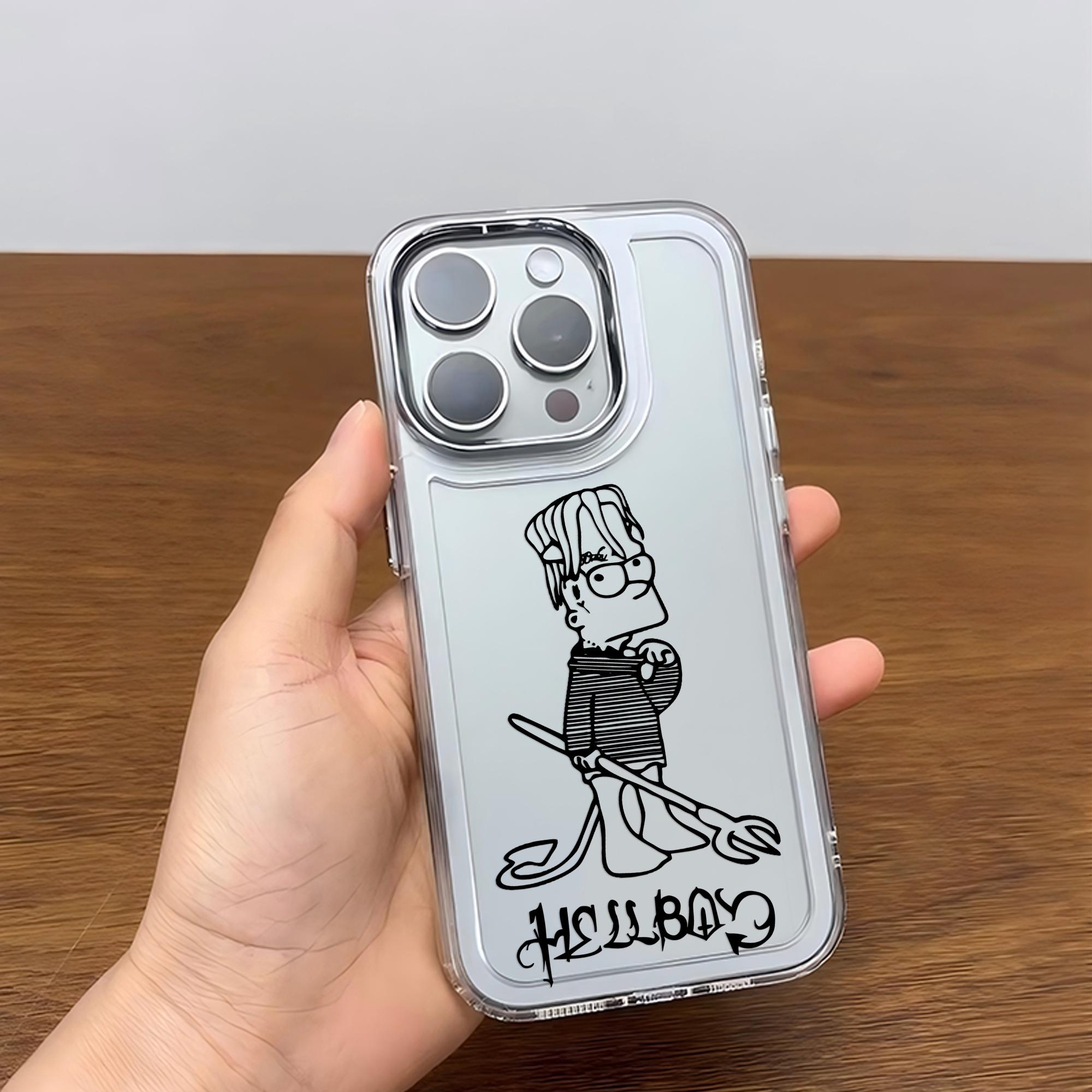 

Роскошный граффити Чехол для телефона Rapper Lil Peep Hell Boy Для iPhone 17 16e 16 15 14 13 12 11mini Pro Max X XR XSMAX 8 Air Plus Чехол iPhone 12