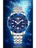 OFNS Men's Quartz Waterproof Calendar Watch with Rotatable Outer Bezel & Luminous Display, Model 1625