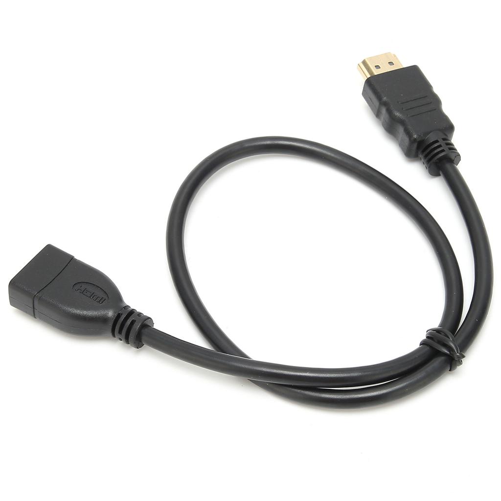 50cm Male to Female Extension Cable HD Multimedia Interface Audio Converter Cable