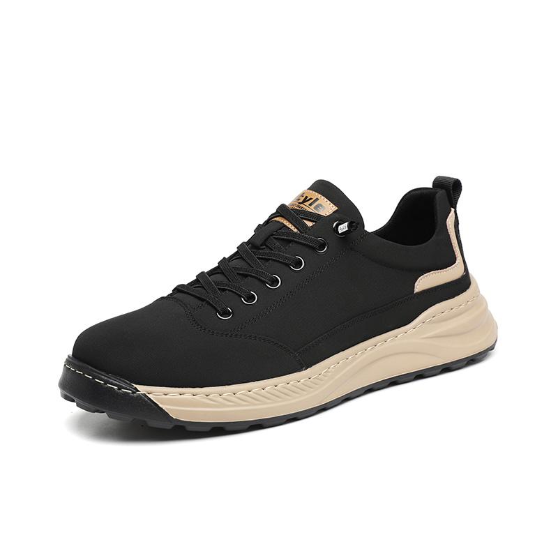 ModeNeuer Trend Lässige Lederschuhe Vielseitige Freizeit Herren-Sneaker Rutschfestes Trekkingschuhwerk Ultraleichte Bequeme Herren-Vulkanisierte Schuhe