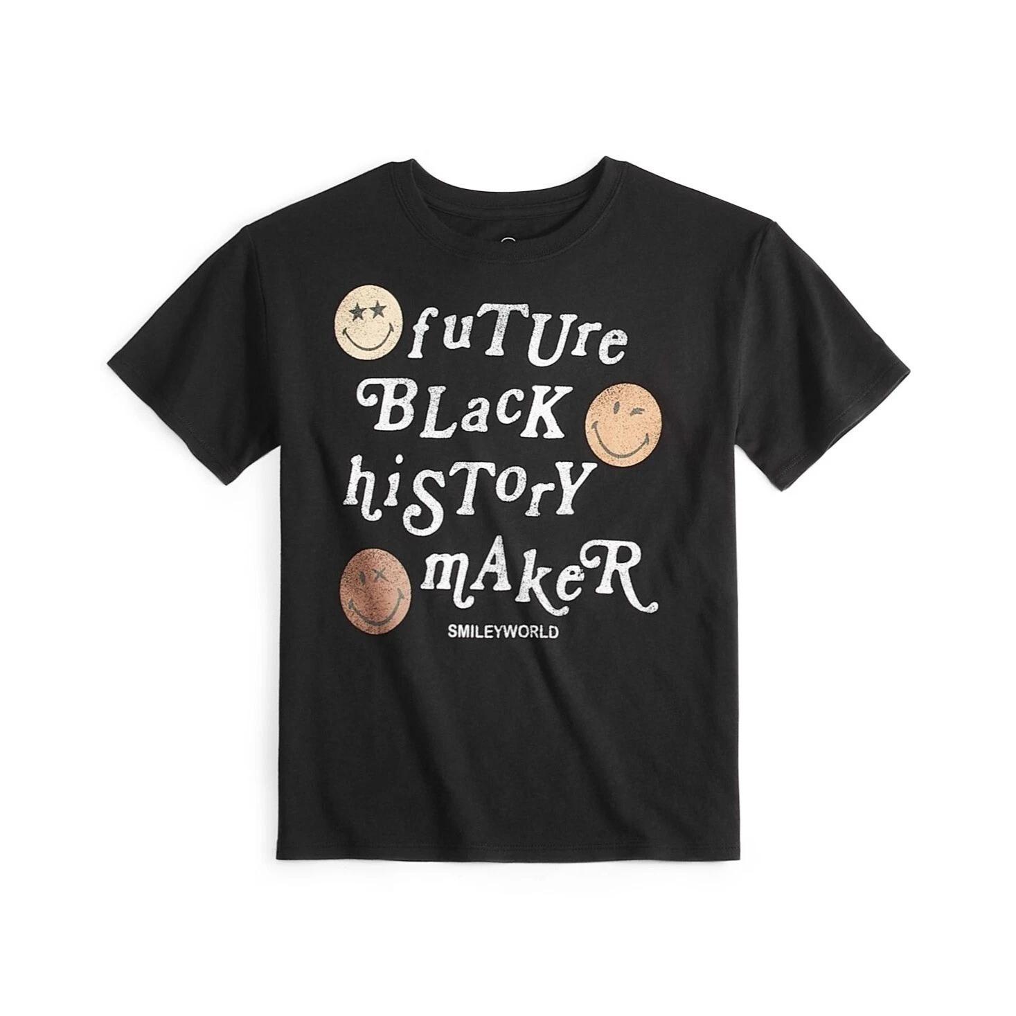 

SmileyWorld Kids Future Black History Maker Graphic T-Shirt Black L T2699GT508 S