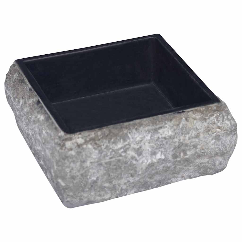 Black Wash Basin 30 X 30 X 13 Cm Marble