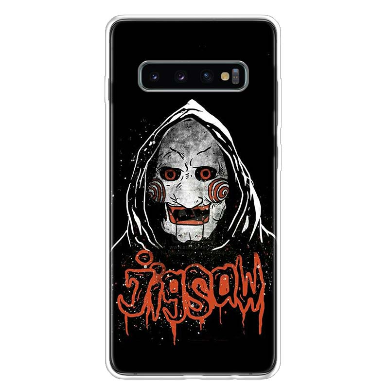 SAW The Jigsaw Killer Horror Film Phone Case Cover For Samsung Galaxy A12 A22 A32 A52 A72 A02S A51 A50S A31 A20S A10S Note 20 Ul