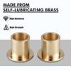Brass Clutch & Brake Pedal Bushings for BMW F30 F20 F22 E39 E60 E87 E92 E90 E46 E36 X3 X5 Z4, Replace 35211109541, 35211158290