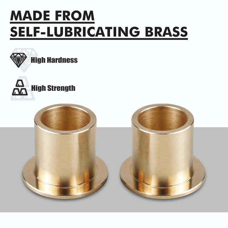 Brass Clutch & Brake Pedal Bushings for BMW F30 F20 F22 E39 E60 E87 E92 E90 E46 E36 X3 X5 Z4, Replace 35211109541, 35211158290