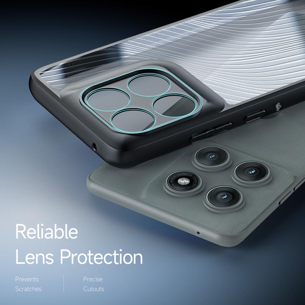 For Motorola Edge 60 Pro 5G Case DUX DUCIS Aimo Series TPU+PC Matte Drop-proof Phone Cover (REACH Certification)