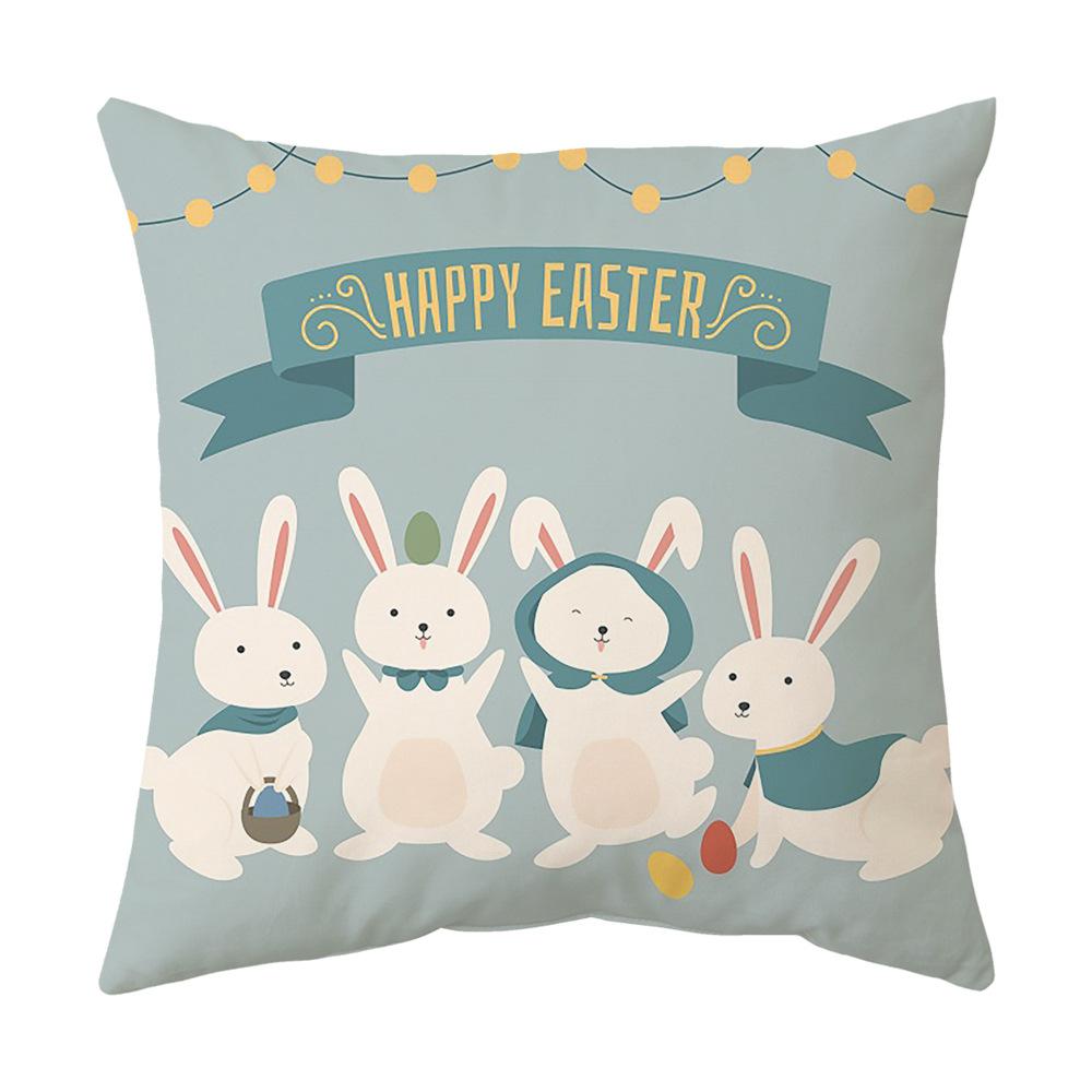 Rabbit Pillowcase Sofa Cushion Cover Office Waist Cushion Cushion Cover Can Be Made in Nordic Style