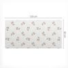 Protective Decorative Mat for Office Desk Delicate Retro Flowers 120X60 Cm