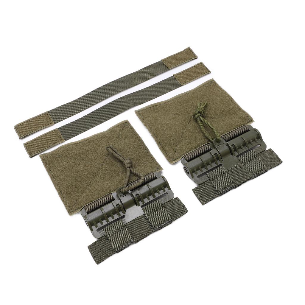 2 Stück Outdoor Schnellverschluss Kummerbund MOLLE Abnehmbare Schnalle Nylon Tragbar Schnellverschluss