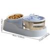 with Automatic Filter Cat Feeder and Water Dispenser Large Capacity Pet Food Feeder  for Pet