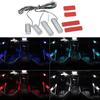 2025 New 4Pcs LED Car Interior Lamp Night Led Decoration Mini Light Ambient Lighting Car Styling Light