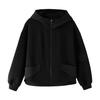 Elegant Korean Hooded Jacket Women Air Layer Coat Fashion Versatile Outerwear
