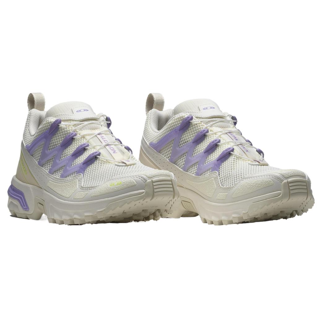 Salomon Acs + Og Comfortable Fashion Lightweight Low-Top Running Shoes Unisex Running Shoes Purple White 477356