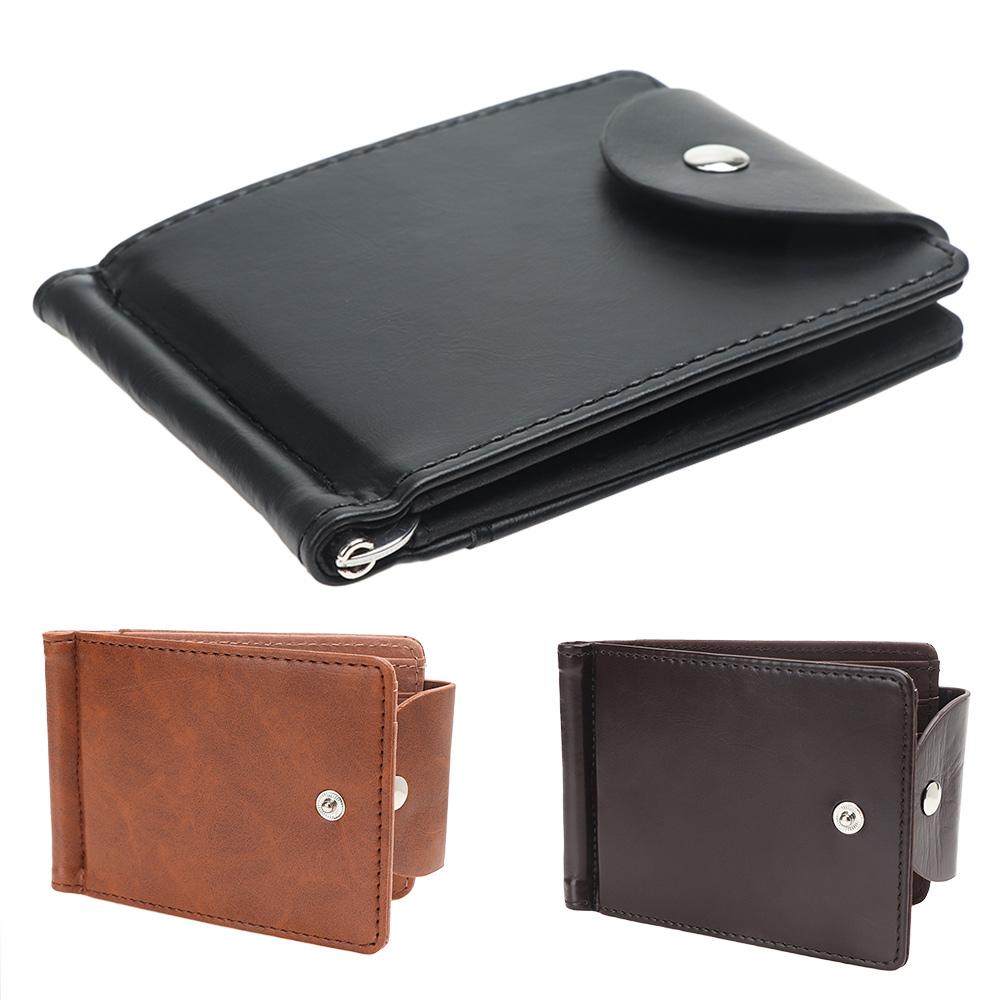 Portable Short Wallet Men Bag Money Clips Card Bag Money Bag ID Credit Wallet