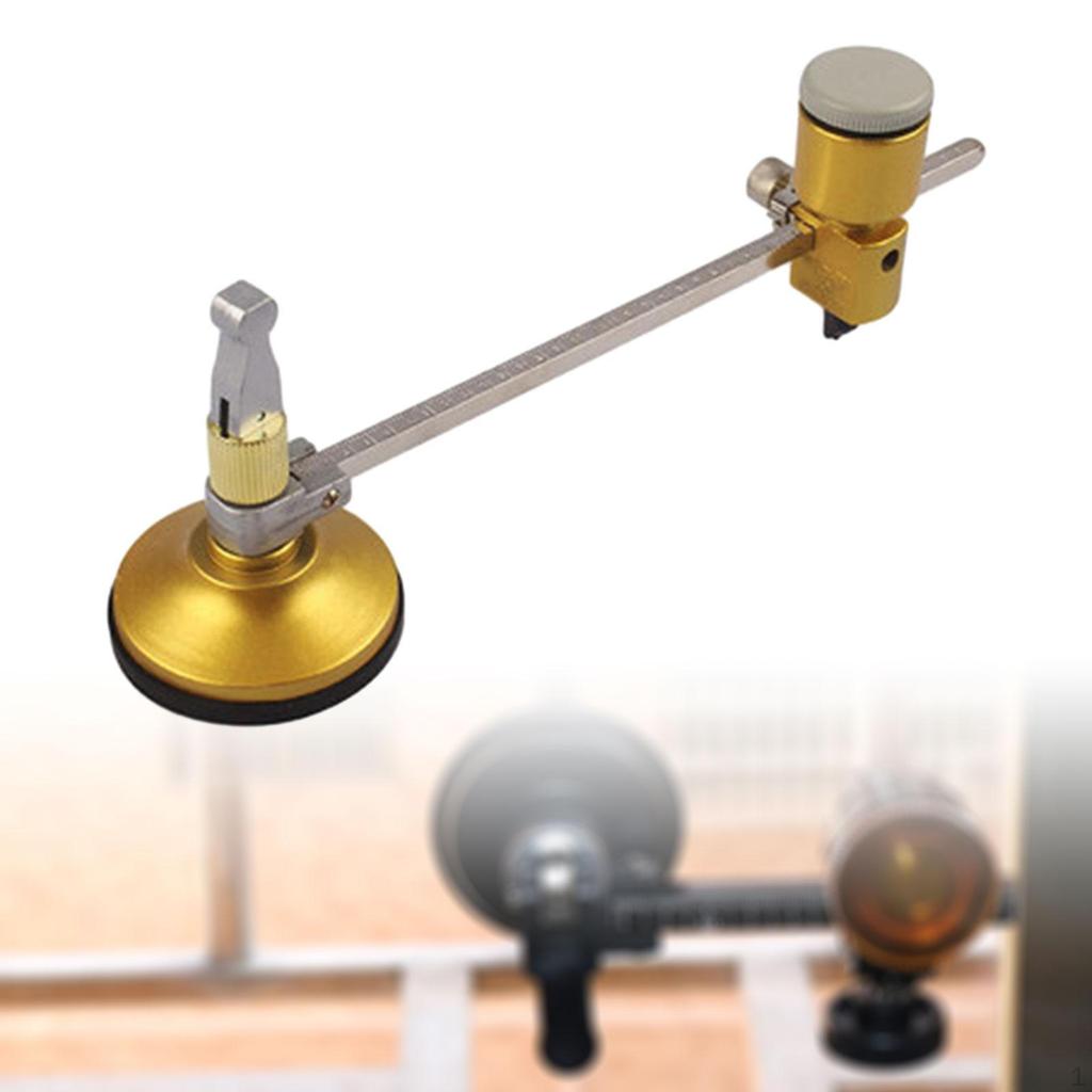 Circular Glass Cutter Cutting Tool 400mm Circle Diameter with Suction Cup Compasses Type for