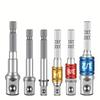 Internal Hexagonal Handle Universal Drill Bit Screwdriver Impact Socket Adapter Drill Bit Kit 1/4 "3/8" 1/2 "Hexagonal Handle