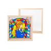 Moldura de foto sem rebarbas Artesanato DIY Acrílico Crianças Pintura Moldura de exibição Decoração de casa