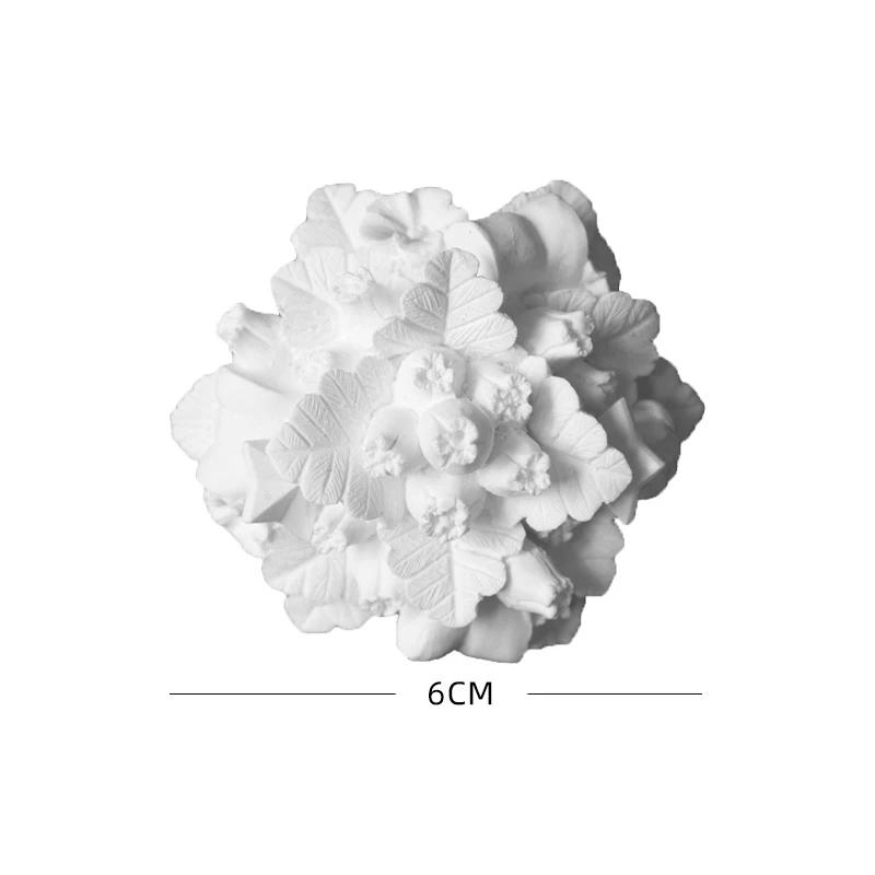 Jewelry Display Frame Creative Plaster Flower Shape Tabletop Ornaments Jewelry Decoration Display Photography Props