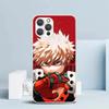 Custodia per Telefono Bakugou Katsuki MHA My Hero Per IPhone 16 17 Air 16E 15 14 Plus 13 Mini 12 11 Pro Max 7 8 + SE 2020 Copertura Posteriore Morbida in TPU