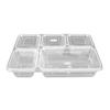 Food-Grade Microwavable Divided Takeaway Containers
