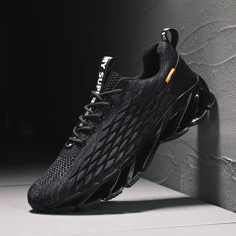 Running Shoes Breathable Flying Knitted Athletic Sneakers Casual Men Shoes