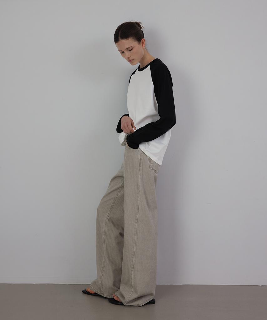Q'SRB Contrast Raglan Sleeve T-Shirt