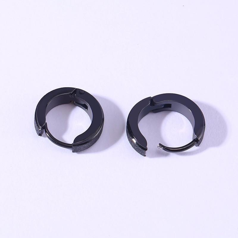 Hoop Earrings for Men Small Earings Stainless Steel Punk Hip Hop Male Women Jewelry