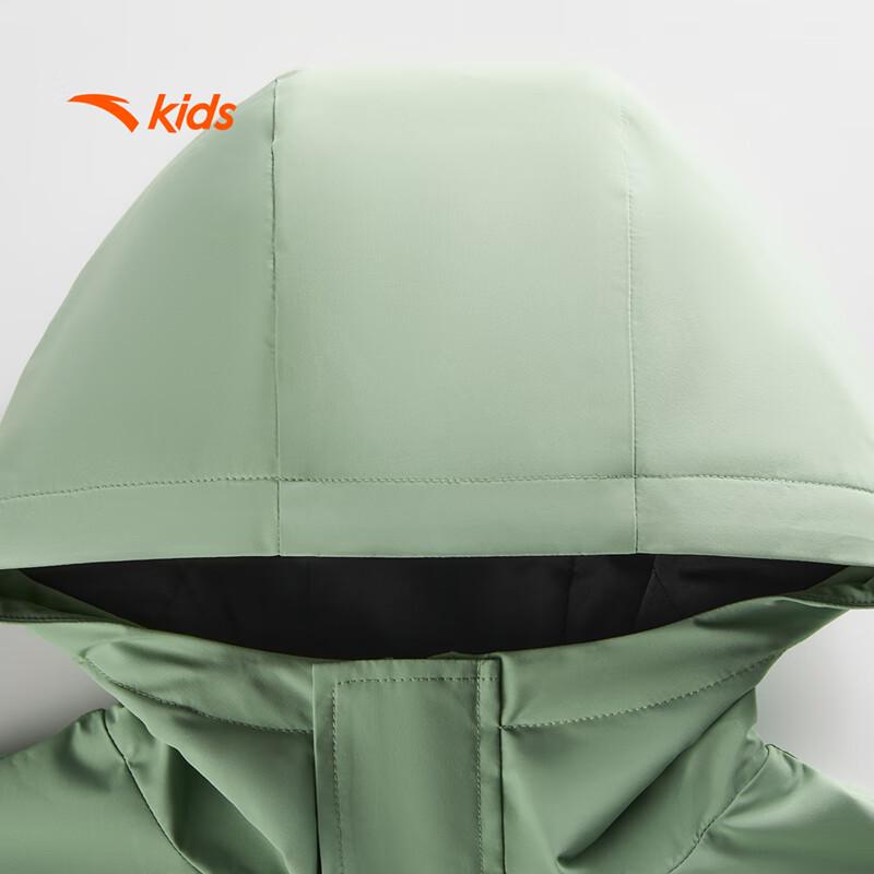 Anta Kids' Fleece Hooded Outdoor Jacket