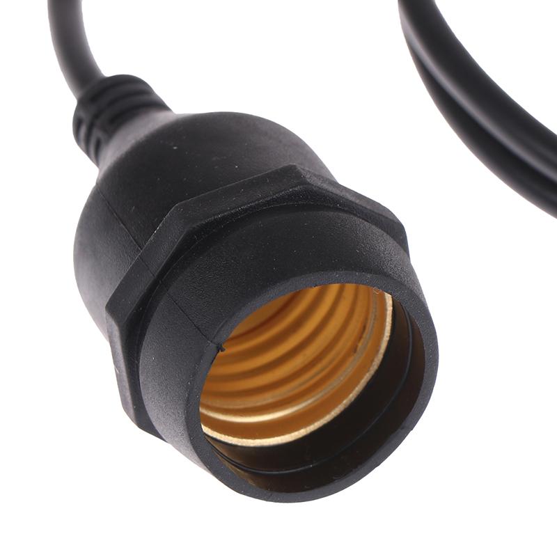 20/30/50/100/200Cm Outdoor Waterproof E27 Lamp Holder With Power Cord Socket Industrial Farm Screw String Lamp Connector