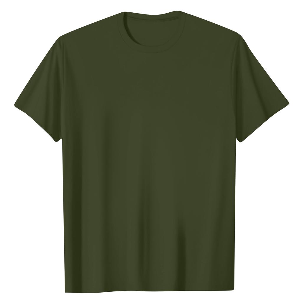 Ladies' Digital Printed Casual Round Neck Short Sleeved Top