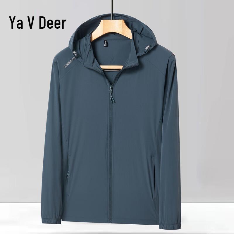 Yalu Men s Summer UV Protection Hooded Jacket 4XL