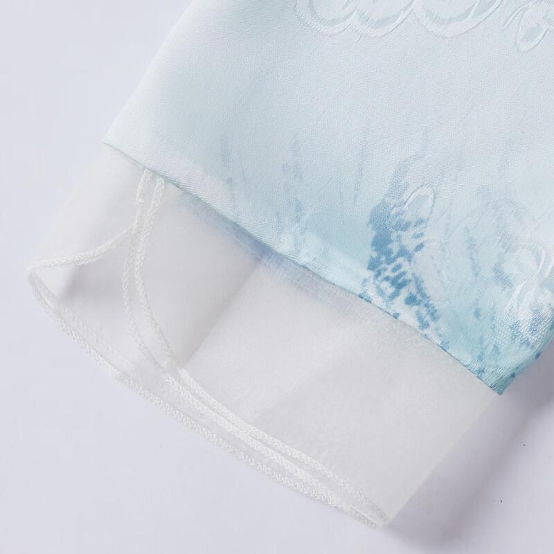 Paster Mid-Aged Women's Chinese Style Floral 3/4 Sleeve Blouse