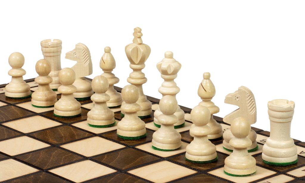 Polish Wooden Chess 35 Cm