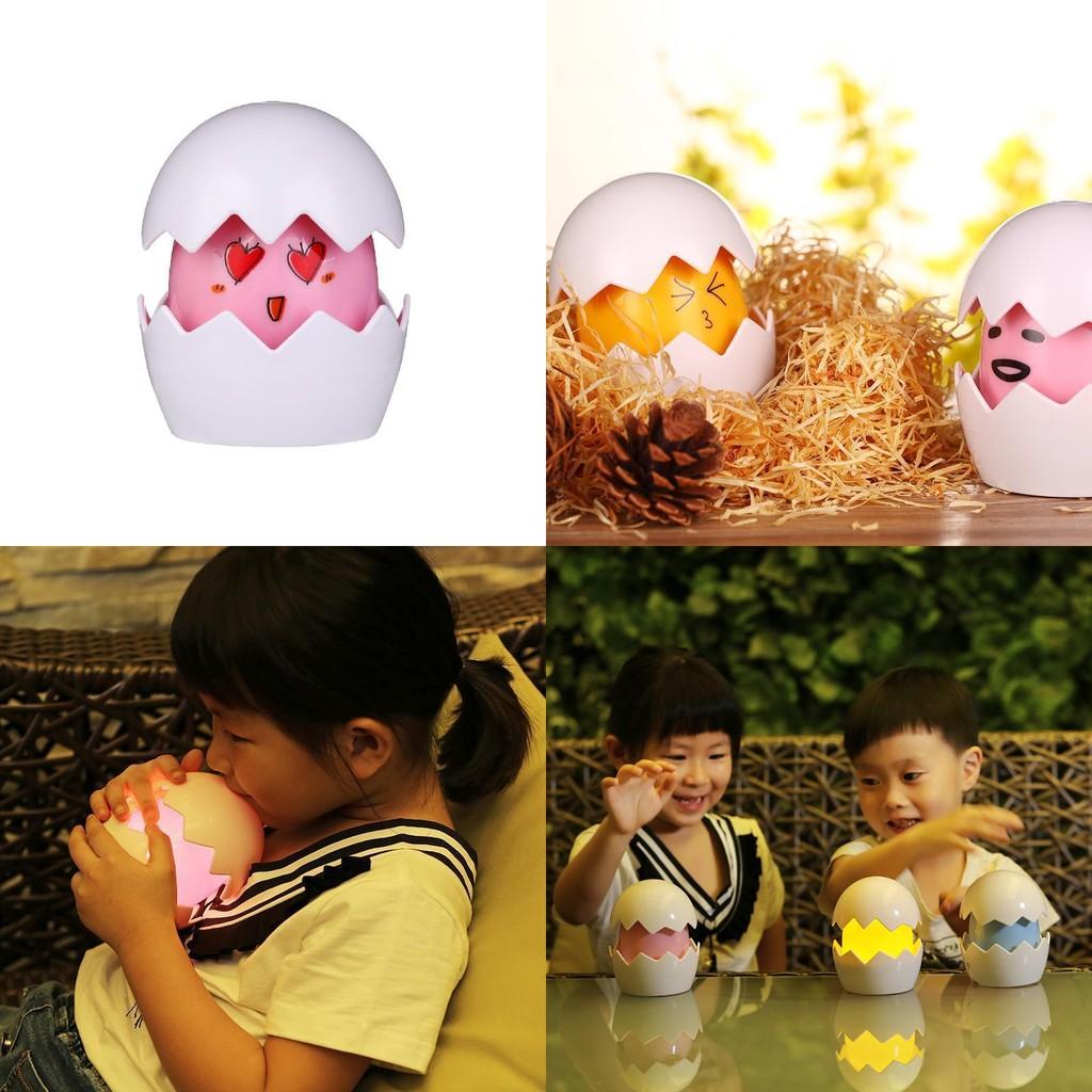 Led Night Light Usb Touch Bedside Lamp Egg Shape For Home And Hotel Use