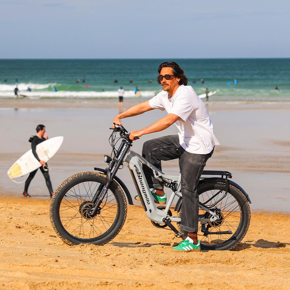 Shengmilo S600 2000W Elektrisches Mountainbike - Ultimatives All-Terrain E-Bike mit Dual-Motor-Power, 48V Samsung Akku & Hydraulikbremsen