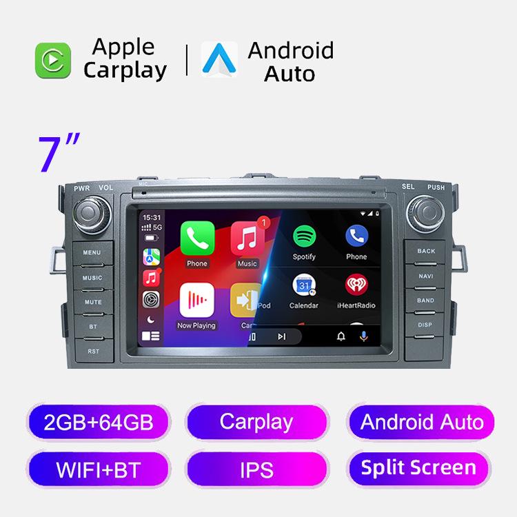 Toyota Auris Android Navigation System with HD Reversing Camera and CarPlay Integration