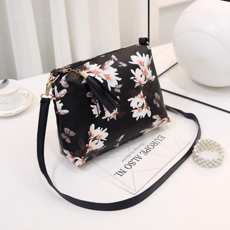 

And Durable Convenient Women Shoulder Bag Fashionable And Versatile Style Street чёрный
