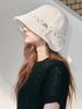 Olinkeompeulliteu Blossom Hole Bonnet Hat (Cream)