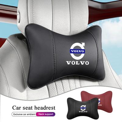 Car Neck Pillow Auto Emblem Seat Headrest For Xc60 Xc90 V40 V60 S60 XC40 V50 V90 S80 C40 V70 XC70 C30 EX90 C70 Rdesign