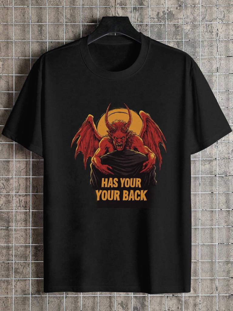 1pc Demon Supportive Has Your Back T-shirt