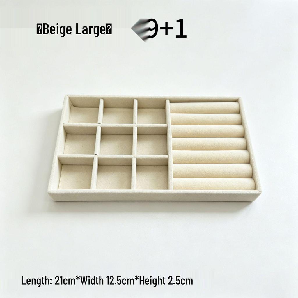 Multi-Functional Jewelry Storage Box & Display Tray for Accessories