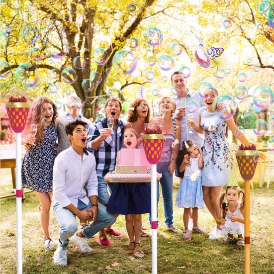 Bubble Machine with Light And Music Automatic Standing Bubble Maker 46.5 Inch Height Adjustable LED Colorful Lighting Party Toy