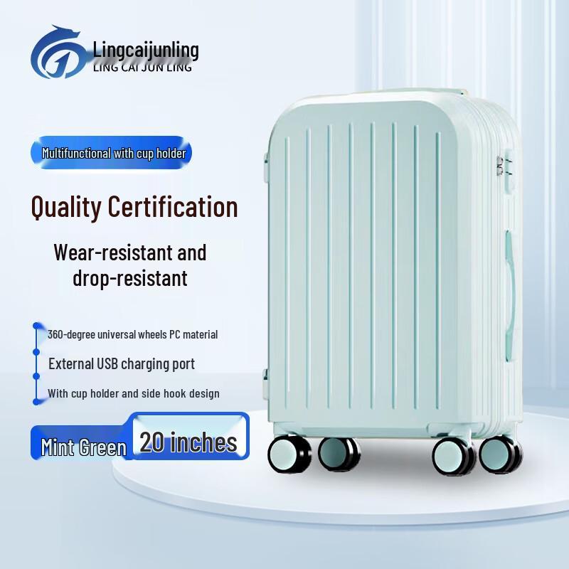

Ling Cai Jun Ling Multi-functional Lightweight Travel Luggage 20 inch